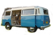 VW camper vans for hire - More Details About Blue - classic blue vw camper van